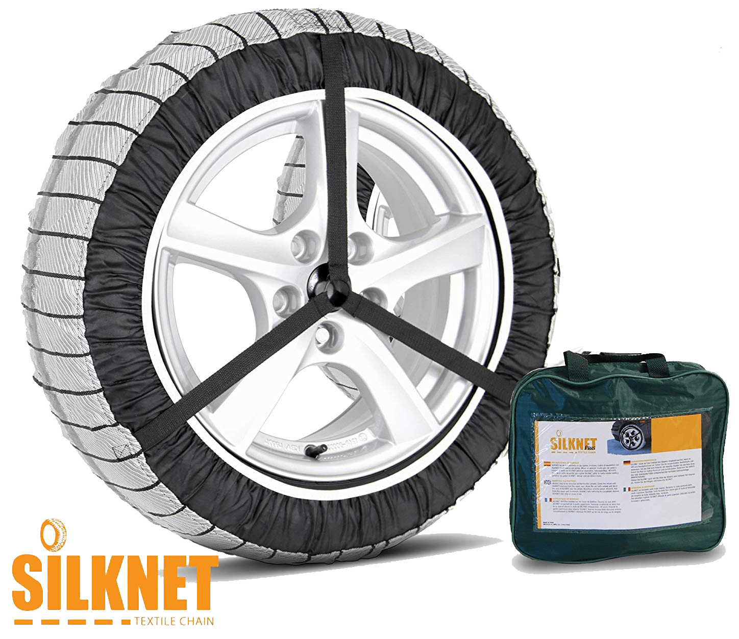 Sumex Husky Textile Winter Car Wheel Ice, Frost & Snow Chain Socks for 15  Tyres